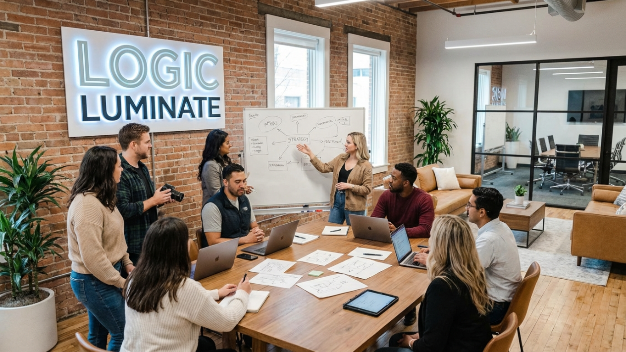 Logic Luminate services hero visual