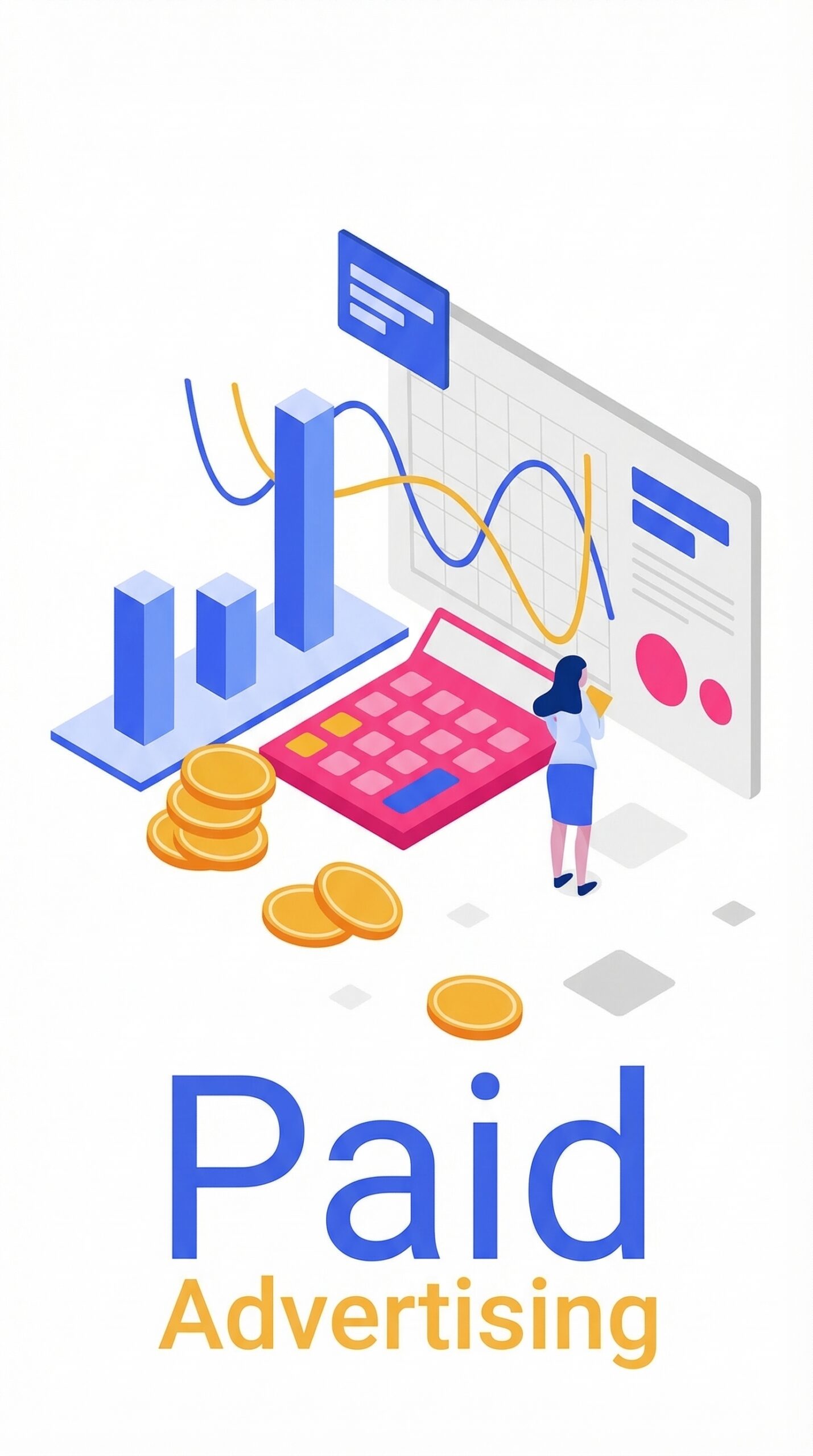 Paid advertising campaign planning visual