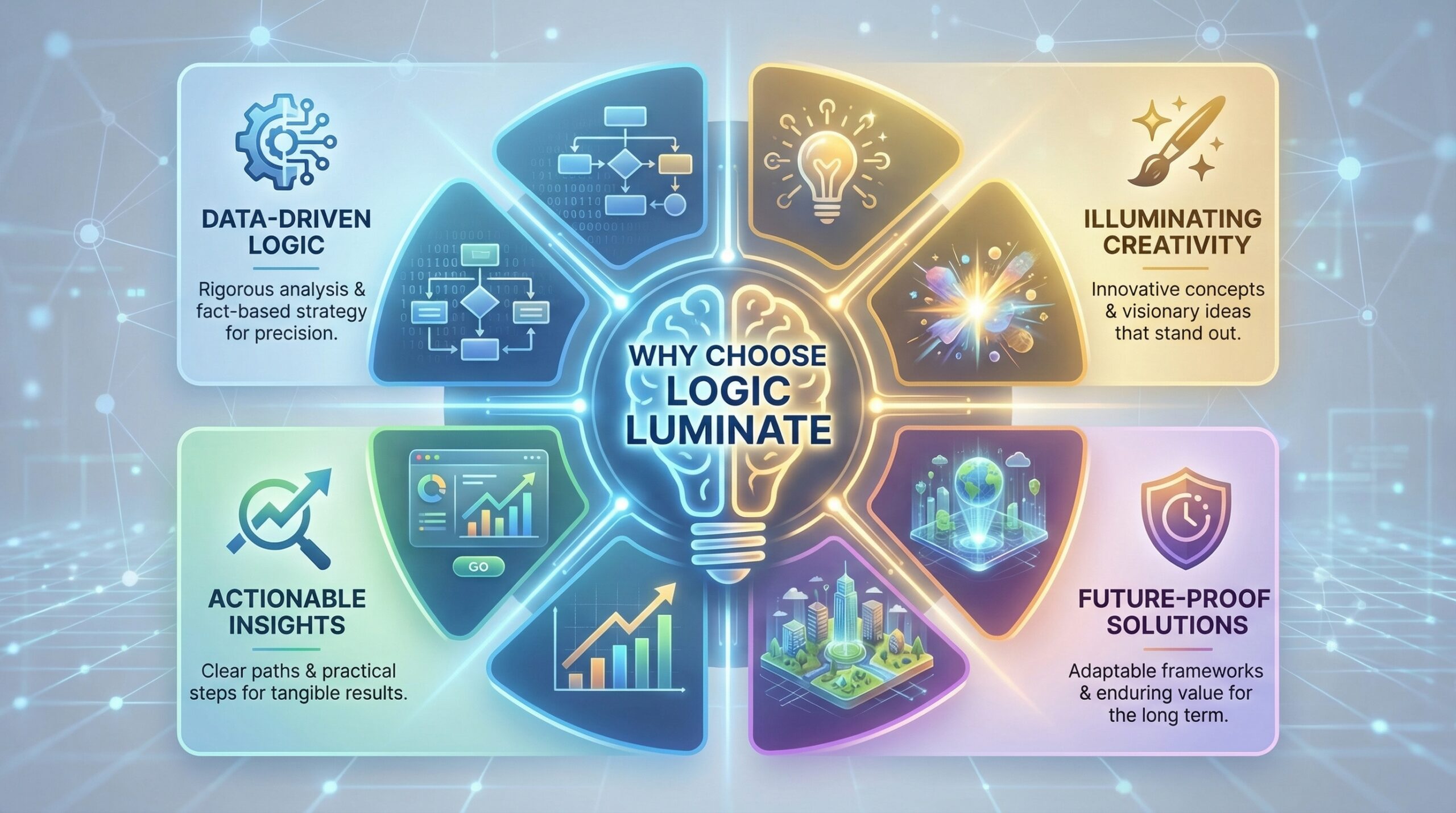 Logic Luminate differentiators visual